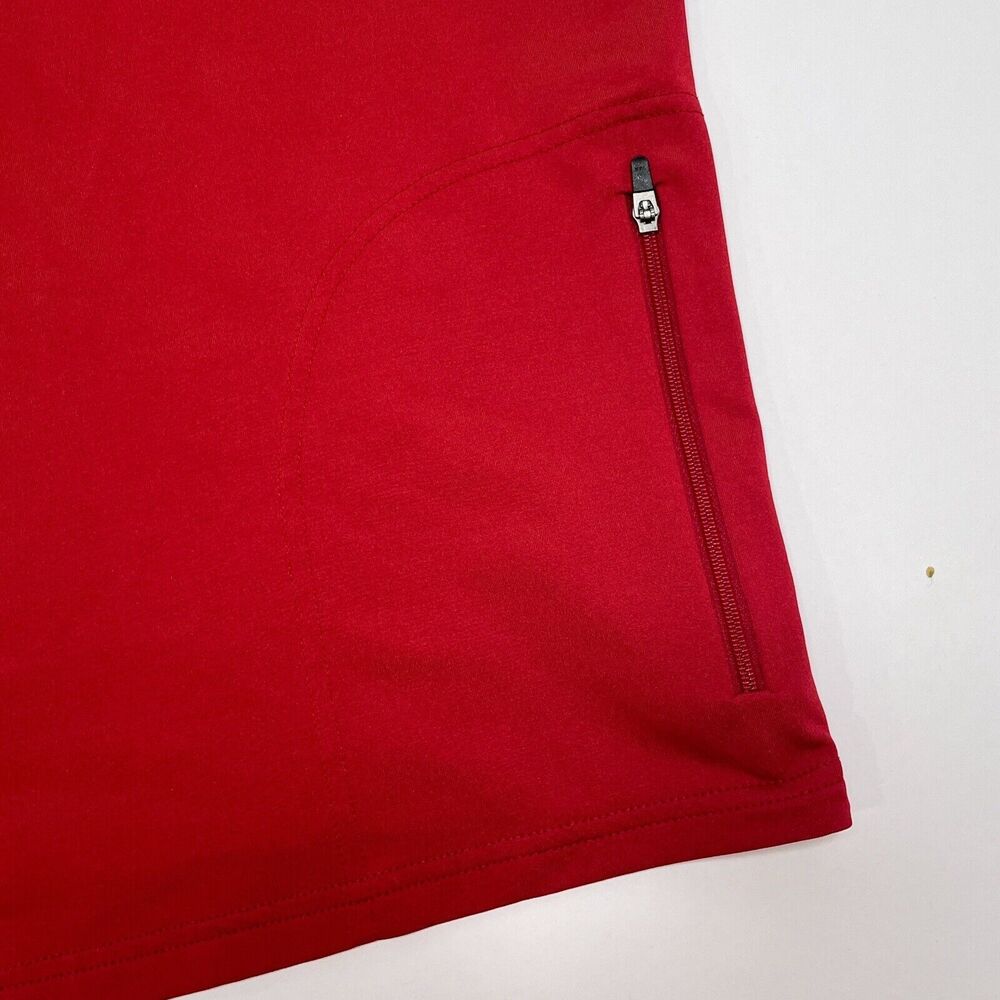 Cloudveil Short Sleeve Pullover Men’s Size Large Red Half Zip‎ Shirt Hiking Base - Picture 6 of 11